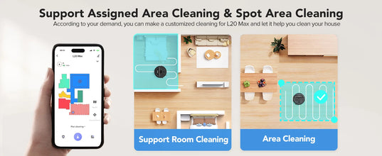 Lubluelu L20Max Self-Emptying 3-in-1 Robot Vacuum Mop - 6000Pa Suction LiDAR Navigation Large Dust Bag Hands-Free 120min Runtime DSers