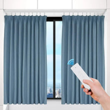 Electric Intelligent Curtain Rail, 2.16-4.2 m Curtain Rail w/Remote Control, App Control, Voice Control w/Timer, Memory Function VELNIX