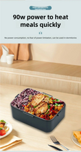 TINSOL New 3.5L Electric Heated Lunch Box No Water Refillable Food Heated Lunch Box Car Work Lunch Heater 90W Fast Heating VELNIX