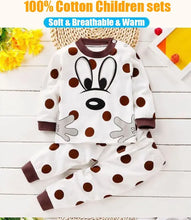 Kids Clothes Children Sets Children's Clothing Boys Girls Cotton Cartoon Autumn winter Clothing Pants Sleepwear Underwear VELNIX