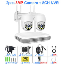 Smar 8CH NVR 5MP Wireless Camera Kit Ai Humman Detect Outdoor 3MP PTZ WiFi Night Vision CCTV Security Surveillance System ICsee VELNIX