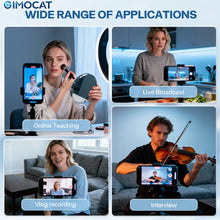 Wireless  Microphone with Built-in Noise Reduction, USB-C Interface. Portable for Streaming, Podcast Recording, and Online VELNIX