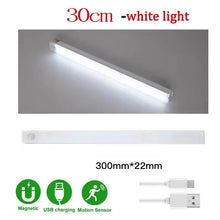 Intelligent Cabinet Light Human Body Induction Light Magnetic Suction Bedroom Bedside Wardrobe Charging Long Strip Night Light VELNIX