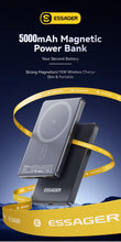 Essager Thin Wireless Power Bank Magnetic 20W 5000mAh Portable Fast Charging External Battery for Magsafe For iPhone 17 16 15 14 VELNIX
