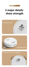 Mini Vacuum Cleaner 3-in-1 Robot Vacuum Cleaner Intelligent Sweeping Robot Household Dust Sweeping Mopping for Home Floor Carpet VELNIX