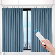Electric Intelligent Curtain Rail, 2.16-4.2 m Curtain Rail w/Remote Control, App Control, Voice Control w/Timer, Memory Function VELNIX