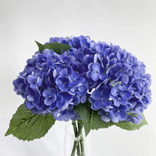 Hydrangea Artificial Flowers Real Touch Latex 19 Inch Large Hydrangea for Home Decoration Bridal Bouquet Wedding 49cm  Decor VELNIX
