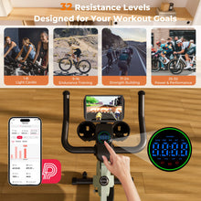 Superun Magnetic Control Exercise Bike Large Tablet Holder Comfortable Seat Indoor Cycling Bike Cardio Fitness Bike VELNIX