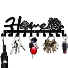 Decorative Metal Key Holder, Wall Mounted key hooks for home Hanging Artwork Storage Rack Metal Wall Hanging Iron Art Artwork VELNIX