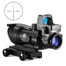 Adjustable 4x32 Red Dot 1x  4x Scope  Red Dot Tactical Scope 20mm Rail Scope for Hunting VELNIX