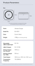 Baseus 3 in 1 25W Magnetic Wireless Charger Stand 15W Fast Wireless Charging Desktop Dock Station For iPhone16 15 14 13 Airpod VELNIX