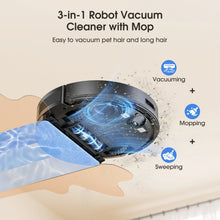 Lubluelu L20Max Self-Emptying 3-in-1 Robot Vacuum Mop - 6000Pa Suction LiDAR Navigation Large Dust Bag Hands-Free 120min Runtime DSers
