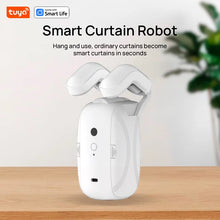 1/2PCS Tuya Smart Wifi Curtain Robot (with gateway), Roman Rod Track, APP Remote Control,Voice Control，Single/Double Opening VELNIX