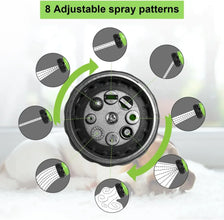 Dog Shower Sprayer 8 in 1 Pet Bath Cleaning Cat Dog Shower Gun High-pressure Hose Nozzle Foam Garden Car Animal Dog Wash Tool VELNIX