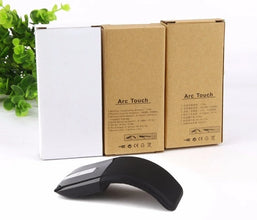 Wireless Bluetooth Mouse Foldable Arc Touch Mouse Ergonomic Slim Folding PC Mice USB Optical Computer Mause For Macbook Laptop VELNIX