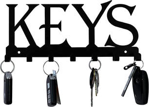 Decorative Metal Key Holder, Wall Mounted key hooks for home Hanging Artwork Storage Rack Metal Wall Hanging Iron Art Artwork VELNIX