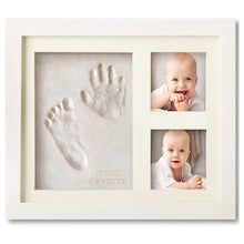 1 Set Non-toxic Baby Souvenirs Baby Milestone Decor Gift Newborn Baby Hand Foot Print DIY Photo Frame With Mold Clay Imprint Kit VELNIX