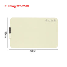 Electric Food Warmer Mat Foldable Silicone Warming Tray Portable 6 Tem Setting Full Surface Fast Heating Food Warmer Plate VELNIX