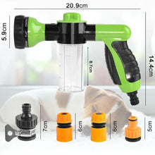 Dog Shower Sprayer 8 in 1 Pet Bath Cleaning Cat Dog Shower Gun High-pressure Hose Nozzle Foam Garden Car Animal Dog Wash Tool VELNIX