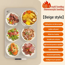 TINSOL Food Warmer Pad Foldable Silicone Heating Pad Portable Meal Cart Insulation Pad 8-Level Temperature Adjustment VELNIX