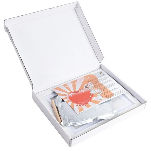 1 Set Non-toxic Baby Souvenirs Baby Milestone Decor Gift Newborn Baby Hand Foot Print DIY Photo Frame With Mold Clay Imprint Kit VELNIX