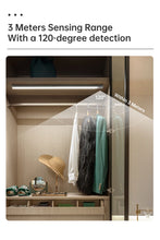 LED Motion Sensor Light Night Light Wireless USB Under Cabinet Light For Kitchen Cabinet Bedroom Wardrobe Sensor Indoor Lighting VELNIX