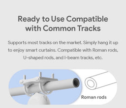 Tuya Smart Zigbee / Bluetooth Curtain Motor with Hooks Smart Curtain Pusher Robot Support Siri Google Home Alexa Voice Control VELNIX