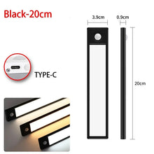 LED Motion Sensor Light Night Light Wireless USB Under Cabinet Light For Kitchen Cabinet Bedroom Wardrobe Sensor Indoor Lighting VELNIX