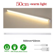 Intelligent Cabinet Light Human Body Induction Light Magnetic Suction Bedroom Bedside Wardrobe Charging Long Strip Night Light VELNIX