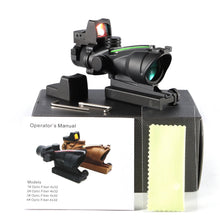 Adjustable 4x32 Red Dot 1x  4x Scope  Red Dot Tactical Scope 20mm Rail Scope for Hunting VELNIX