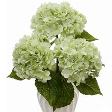 Hydrangea Artificial Flowers Real Touch Latex 19 Inch Large Hydrangea for Home Decoration Bridal Bouquet Wedding 49cm  Decor VELNIX