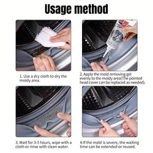 1/2/3/5pcs Mold Remover Gel For Kitchen Bathroom Washing Machine Anti-Mold Cleaning Gel Refrigerator Rubber Ring Removing Mold VELNIX