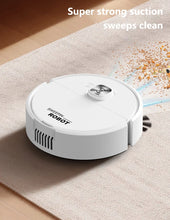 Mini Vacuum Cleaner 3-in-1 Robot Vacuum Cleaner Intelligent Sweeping Robot Household Dust Sweeping Mopping for Home Floor Carpet VELNIX