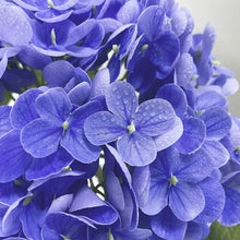 Hydrangea Artificial Flowers Real Touch Latex 19 Inch Large Hydrangea for Home Decoration Bridal Bouquet Wedding 49cm  Decor VELNIX