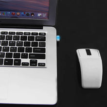 Wireless Bluetooth Mouse Foldable Arc Touch Mouse Ergonomic Slim Folding PC Mice USB Optical Computer Mause For Macbook Laptop VELNIX