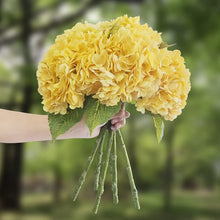 Hydrangea Artificial Flowers Real Touch Latex 19 Inch Large Hydrangea for Home Decoration Bridal Bouquet Wedding 49cm  Decor VELNIX