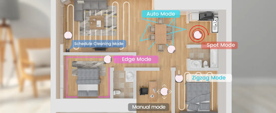 Lefant N1 Robot Vacuum Cleaner, Suction Power 4500PA, 4 Cleaning Modes, App Control, Up to 165 Minutes Autonomy VELNIX