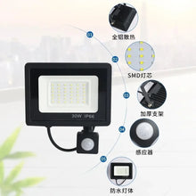 LED FloodLight PIR Motion Sensor Outdoor Led Spotlight 10W 20W 30W 50W 100W IP66 Waterproof Outdoor Garden Lighting Street Light VELNIX