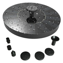 13cm Solar Powered Floating Bird Bath Water Fountain Outdoor Pond Pool Garden Patio With 4 Nozzles Water Pool Pond Decor VELNIX