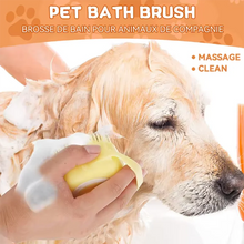 New Bath Massage Brush Bathroom Multifunctional Puppy Big Dog Cat Soft Safety Silicone Pet Accessories for Dogs Cats Tools VELNIX