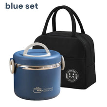 304 Stainless Steel Lunch Box 2 Layer Double Wall Thermal Food Jar, Insulated Bento Box Leakproof Lunch Container with lunch Bag VELNIX