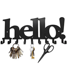 Decorative Metal Key Holder, Wall Mounted key hooks for home Hanging Artwork Storage Rack Metal Wall Hanging Iron Art Artwork VELNIX