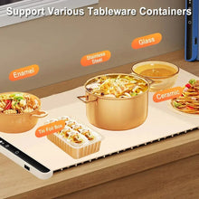 Foldable Food Warmer Electric Warming Tray Food Warming Mat Electric Warming Pad for Food Portable Silicone Foods Warmer Plate VELNIX