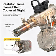 Water Gun for Water Wars, Electric Water Gun with Continuous Flashing Lights, Large Capacity, Strong Shooting Range DSers