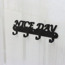 Decorative Metal Key Holder, Wall Mounted key hooks for home Hanging Artwork Storage Rack Metal Wall Hanging Iron Art Artwork VELNIX
