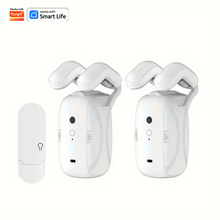 1/2pcs Smart WiFi Curtain Robot with Wi-Fi Gateway, APP Remote Control,  Automatic Opening Hand Pull Start，Compatible with Alexa VELNIX