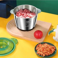 2L Stainless Steel Electric Chopper Meat Grinder Mincer Vegetable Chopper Meat Slicer Machine Household Grinder Food Processor VELNIX