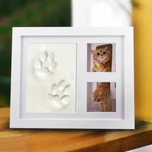 1 Set Non-toxic Baby Souvenirs Baby Milestone Decor Gift Newborn Baby Hand Foot Print DIY Photo Frame With Mold Clay Imprint Kit VELNIX