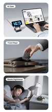 Baseus 3 in 1 Magnetic Wireless Charger Qi2.2 25W Fast Charging For iPhone 17 16 15 14 Apple Watch Earbuds AirPods Pro iWatch VELNIX