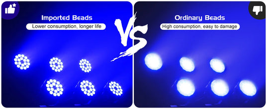 U'King 4PCS 18X8W RGBW LED Par Light DMX512 Disco Light 4IN1 LED Stage Light Effect DJ Equipment for Wedding Bar KTV Party VELNIX